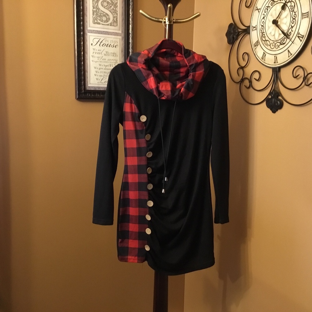 Li Dress Black & Plaid dress